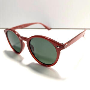 SOJOS UV400 Sunglasses SJ 2069 C7 MZ Size: 50-26-148 Red Frames Grey Round Lens